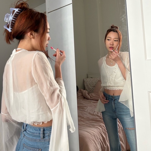 Go With The Flow Chiffon Blouse - Picture 4 of 9